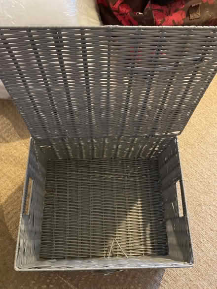 Photo of free Grey plastic wicker box (Woodlands TW7) #2