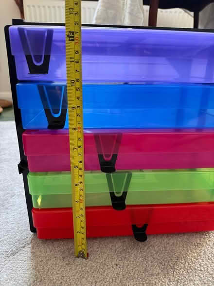 Photo of free Stacked plastic filing trays (bognor regis PO22) #3