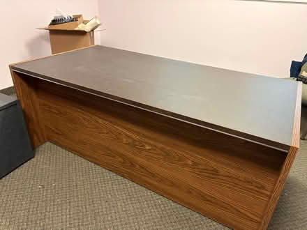 Photo of free Wooden Office Desk (Don Mills and Eglinton) #4