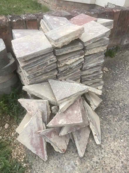 Photo of free Victorian Quarry Tiles (Finedon NN9) #1