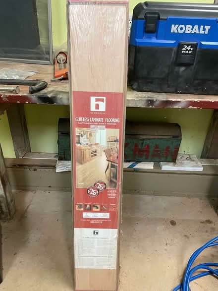 Photo of free 1 box laminate flooring (DC side of Warrenton) #1