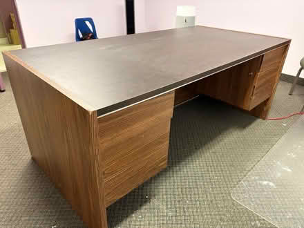 Photo of free Wooden Office Desk (Don Mills and Eglinton) #1