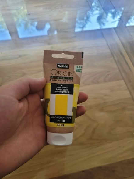 Photo of free Yellow Acrylic Paint (Timperley WA15) #1