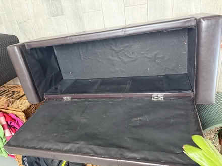 Photo of free Brown ottoman needs hinge repair (Coney Hall BR4) #3