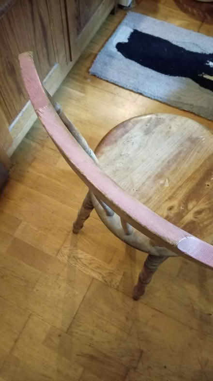 Photo of free Solid wooden chair (Cornholme, OL14) #2