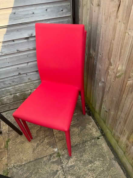 Photo of free 2 red chairs (MK42) #1