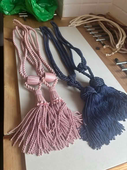 Photo of free 9 curtain tiebacks (Eythorne CT15) #1
