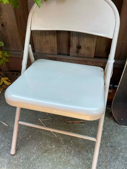 Photo of free Metal folding chair (Washington Park) #2