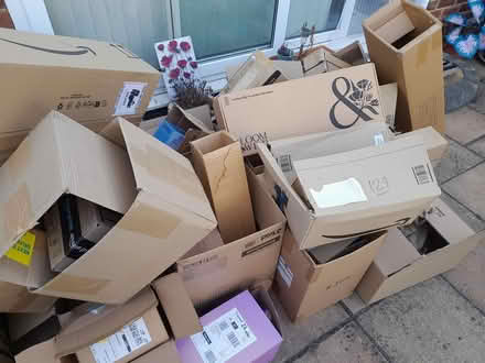 Photo of free Cardboard boxes (Norfolk Rd PO12 3) #1