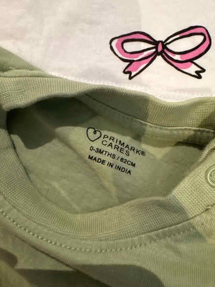 Photo of free 2x Primark 0-3month tops (NG1 Centre) #2