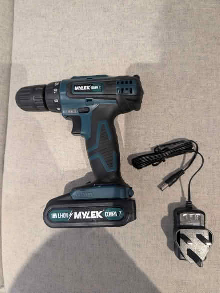 Photo of free Mylek compact 18V cordless drill (Dumbarton g82) #1