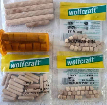 Photo of free Wooden Dowels and Plugs (Saugus) #1