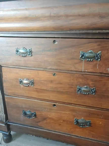 Photo of free Vintage wooden chest of drawers (HA8 7TA) #2