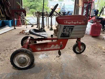 Photo of free Antique kids metal tractor (North Plainfield) #2