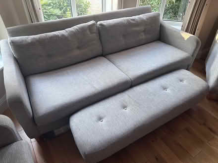 Photo of free Grey sofa set (4items) (Walton Manor OX2) #2