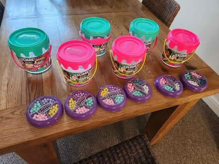 Photo of free 6 small plastic tubs with lids (Cheriton CT19) #1