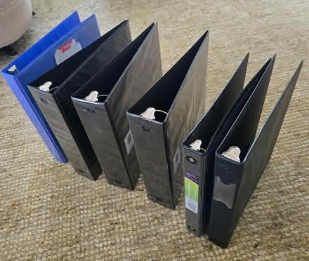 Photo of free 3-ring binders (Foggy Bottom near Metro) #1