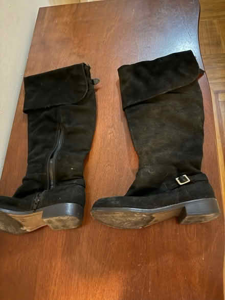 Photo of free Black, non leather boots (Northern Manhattan) #2
