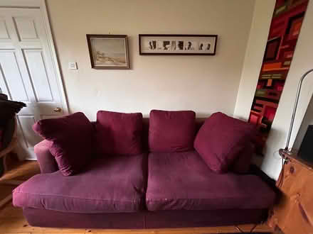 Photo of free Red Habitat sofa bed (Carryduff BT8) #1