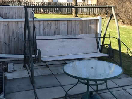 Photo of free Outdoor swing bench (Beacon Hill North) #1