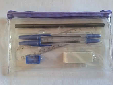 Photo of free Clear zipper pencil case (Pemberton WN5) #1