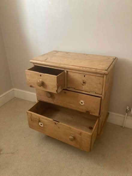 Photo of free Wooden chest of drawers (Stoke newington N16) #2