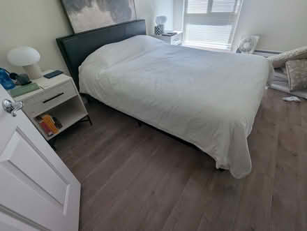 Photo of free Queen size bed frame (Campbell) #1