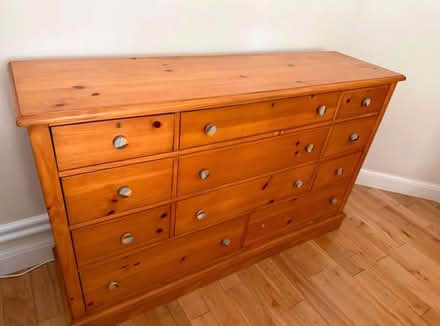 Photo of free Large solid wood chest of drawers (Walton Manor OX2) #2