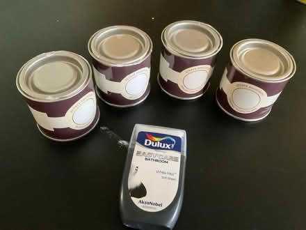 Photo of free Small neutral colour Emulsion tester pots, almost full. (Eynsham OX29) #1