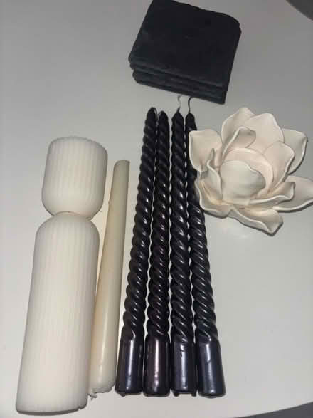 Photo of free 4 granite coasters & candles (Cowley UB8) #1
