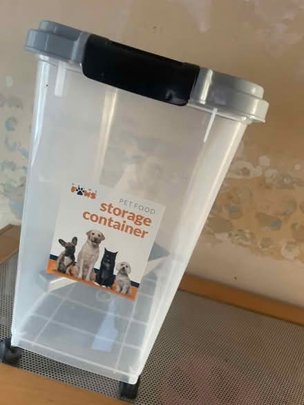 Photo of free Pet food storage container & scoop (Blacklands TN34) #1
