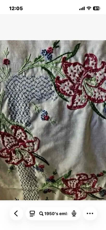 Photo of Old embroidered tablecloths (West Berkeley) #1