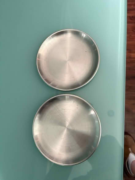 Photo of free Cat dishes stainless (Near Rugby club Goldington Rd) #1