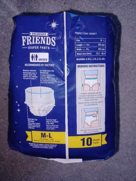 Photo of free incontinence pants (Epping CM16) #3