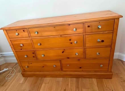 Photo of free Large solid wood chest of drawers (Walton Manor OX2) #3