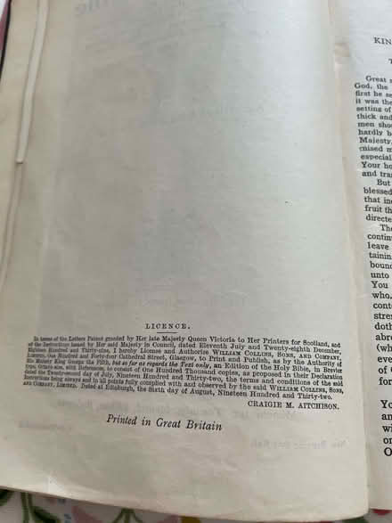Photo of free 1932 Childrens Bible (Norbiton KT2) #3