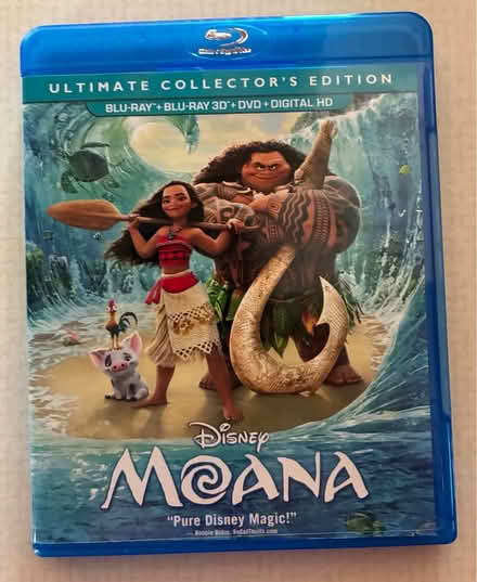 Photo of free Moana blu-ray DVD (Highland Park) #1
