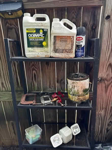Photo of free Assorted deck cleaners, clamps (Palisades, NW, WDC) #1