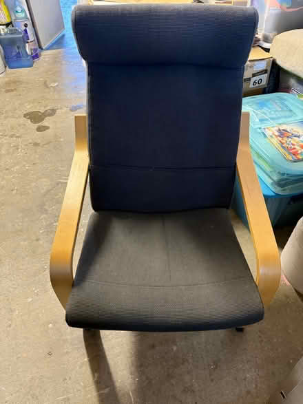 Photo of free Ikea Poang black chair (Hale/Llagas in Morgan Hill) #1