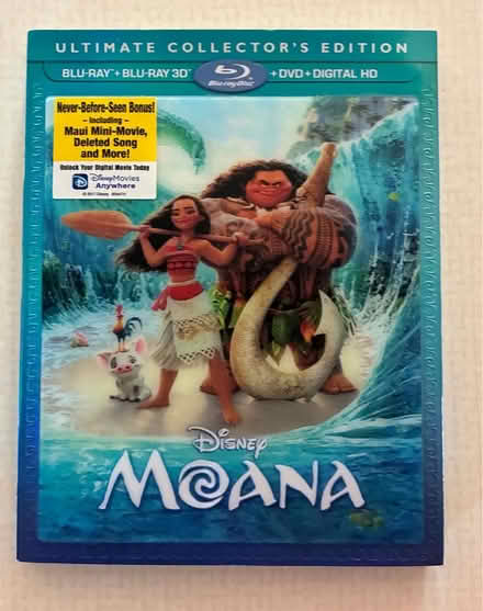 Photo of free Moana blu-ray DVD (Highland Park) #3