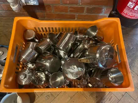 Photo of free Stainless steel teapots etc (North Ascot SL5) #1
