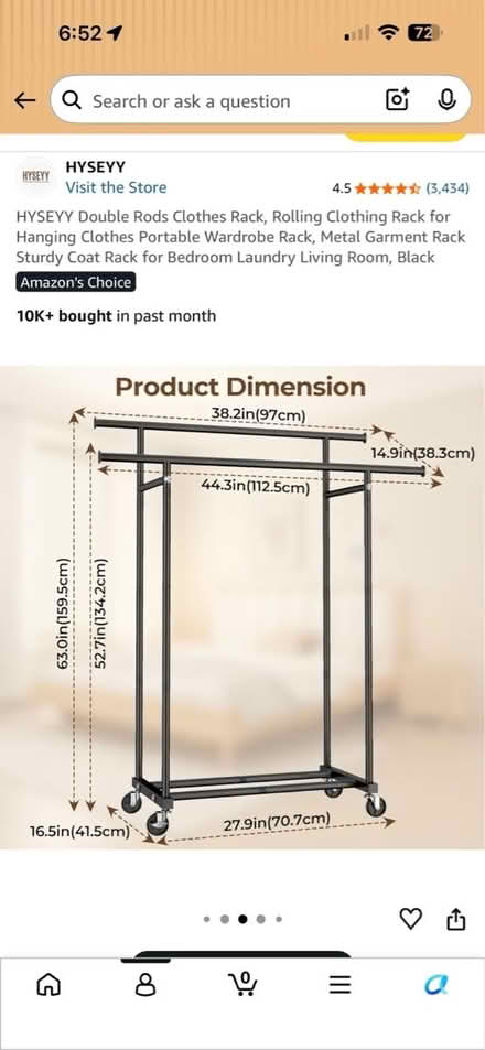 Photo of free Garment Rack (unopened) (White plains) #2