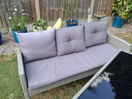 Photo of free Rattan sofa and table (Winsford..CW7) #4