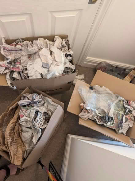 Photo of free 3 boxes of packing materials (Cotham BS6) #1