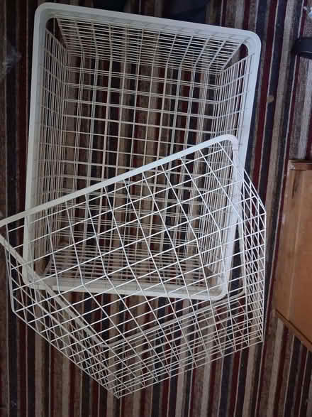Photo of free 4 large metal storage baskets (Dyke Road area BN1) #2