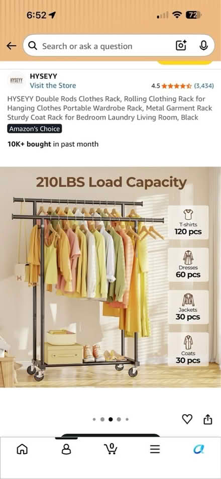 Photo of free Garment Rack (unopened) (White plains) #3