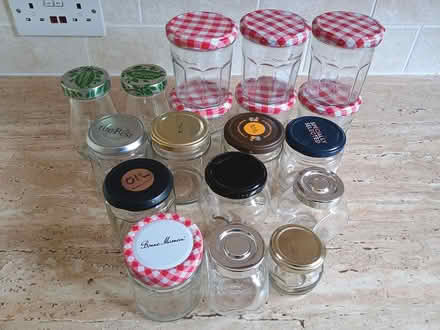 Photo of free 18 empty jam jars (Horsell, Woking GU21) #1