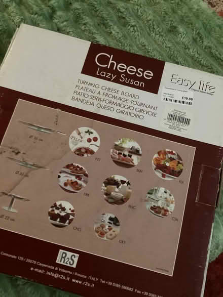 Photo of free Lazy Susan Cheese board (Bedfont TW14) #2