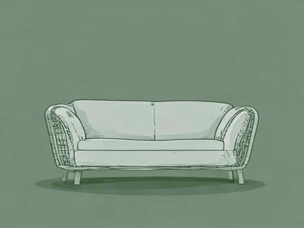Photo of Rattan sofa (Hendon, The Hyde NW9) #1