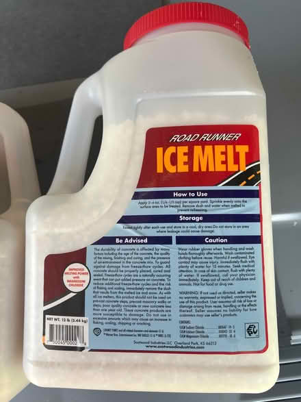 Photo of free "Road Runner" brand Ice Melt (Lake City/Meadowbrook) #2